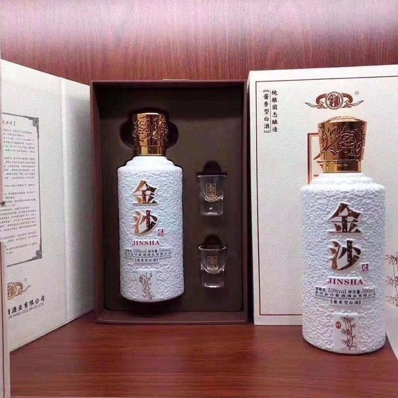 金沙酱酒53度酱香型白酒秦玺酱500ml6瓶整箱装