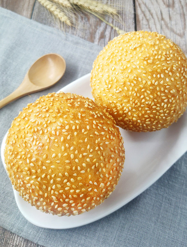 芝麻球膨松剂稳定剂炸麻园麻团空心超大芝麻球改良剂原料芝麻球预拌粉