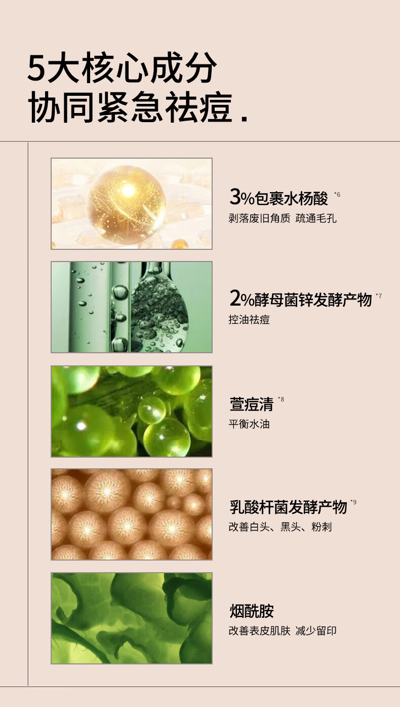 樊文花（fawa） 樊文花3号祛痘精华液3%包裹水杨酸清爽快祛痘控油修护熬夜油痘肌 20ml