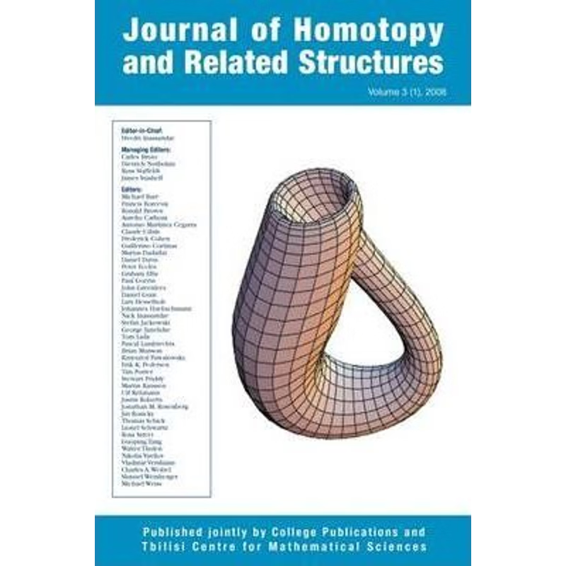 按需印刷Journal of Homotopy and Related Structures 3(1)[9780954300685]