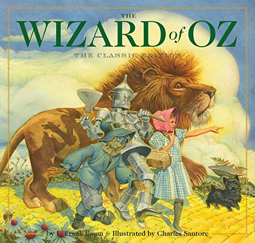 《charles santore 插画版 绿野仙踪 精装 the wizard of oz 英文原版
