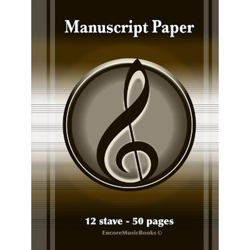 按需印刷Manuscript Paper (50 Pages - 12 Stave)[9781329818538]