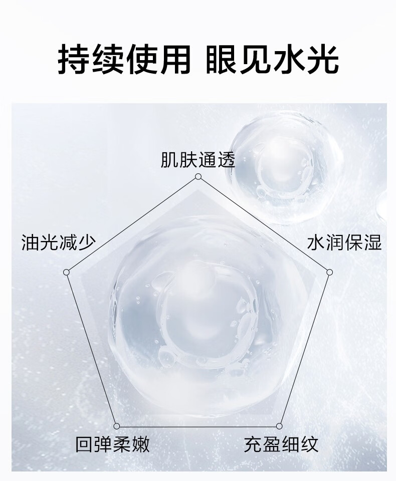 台湾进口森田药A妆DR.MORIT玻尿酸复合原液补水保湿面膜10片