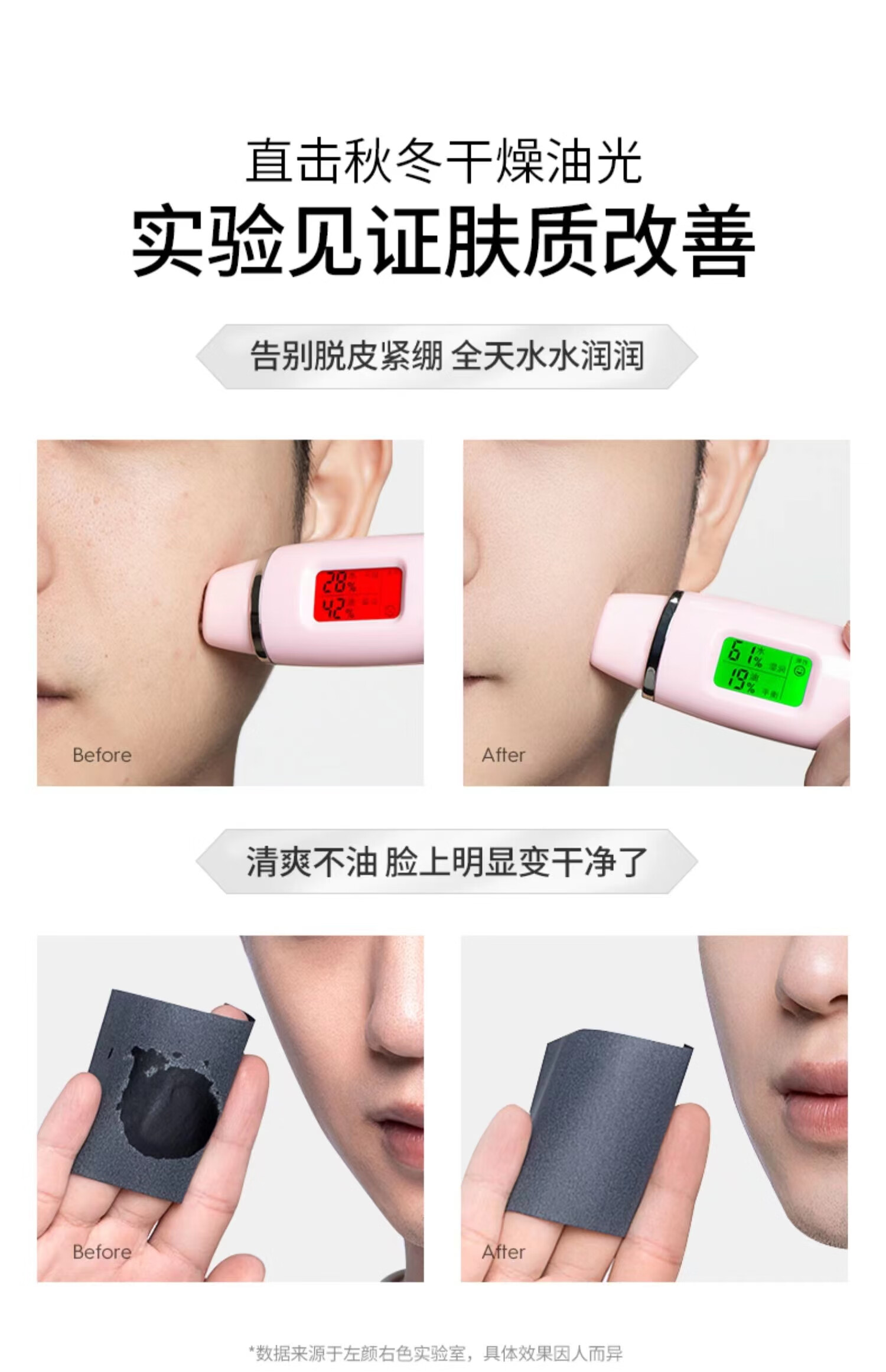 左颜右色男士平衡高保湿霜面霜补水保湿控油提亮滋润肤霜擦脸防干燥护肤品 单瓶装50g