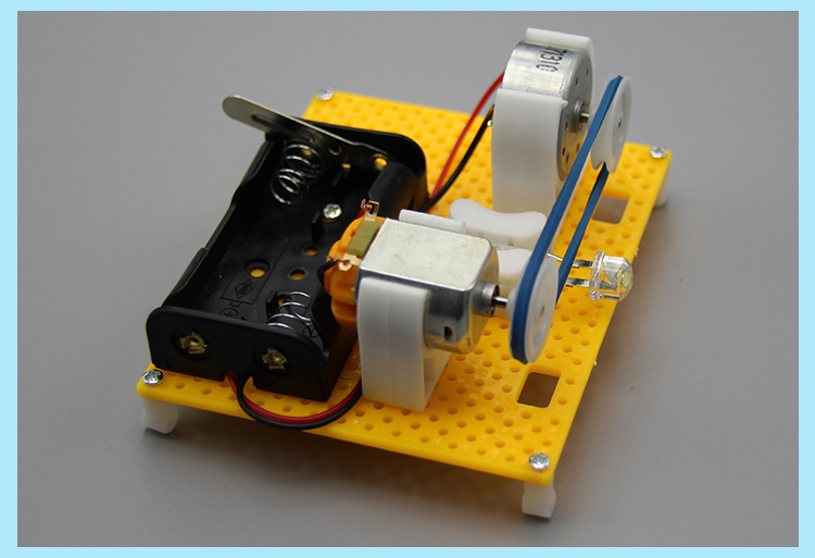 电动马达发电机模型diy手工发明儿童科学实验物理玩具科技小制作电动
