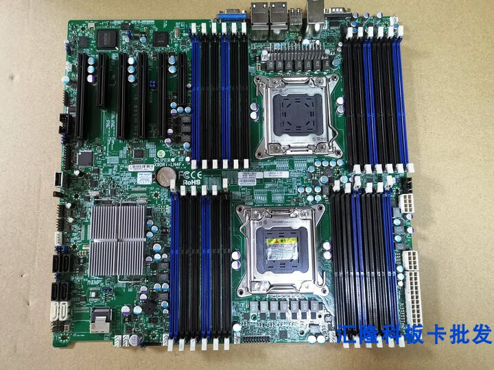 超微x9dri-ln4f 双路2011 e5主板带6个pci-e有sas接口