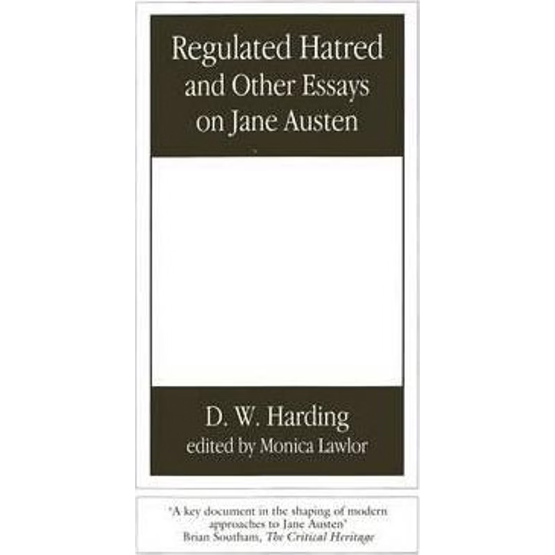 按需印刷Regulated Hatred and Other Essays on Jane Austen[9780485121360]