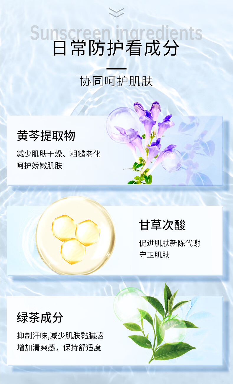 近江兄弟 小熊活跃防晒霜金银小熊清爽女防水面部学生军训防晒乳防紫外 金色小熊