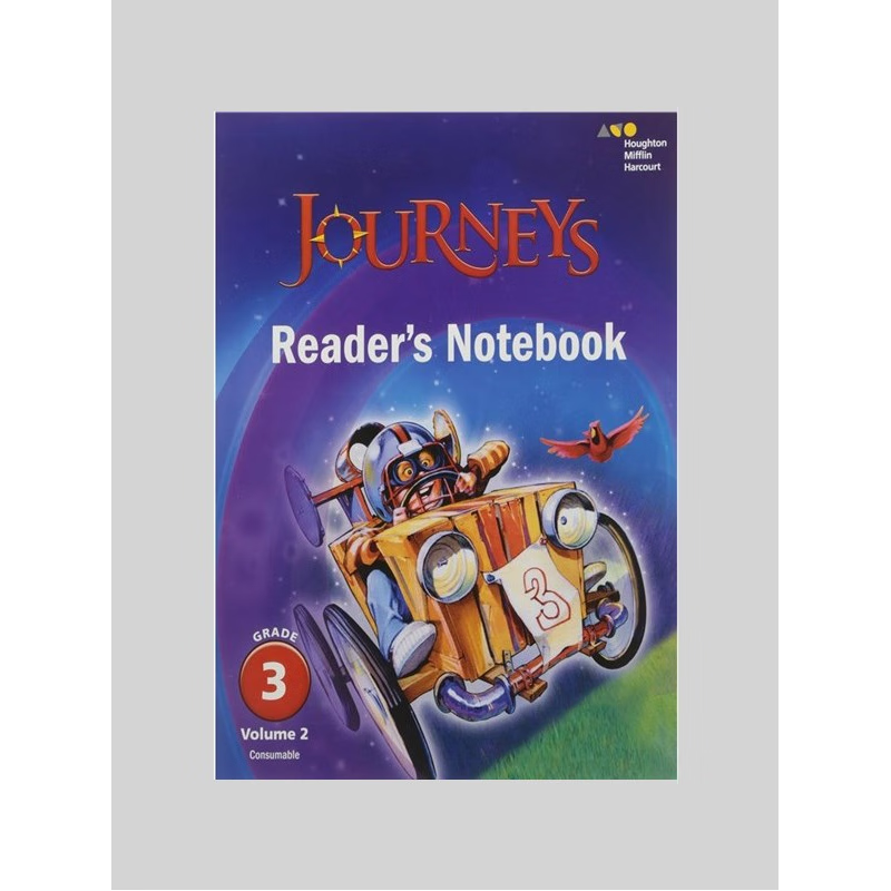 英文原版 Journeys: Reader's Notebook Volume 2 Grade 3 原版进口图书籍【上海外文书店】