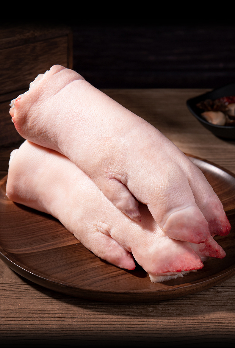 带筋猪蹄新鲜冷冻猪手猪脚猪爪红烧猪蹄炖猪蹄猪肉前蹄生鲜猪后腿3斤