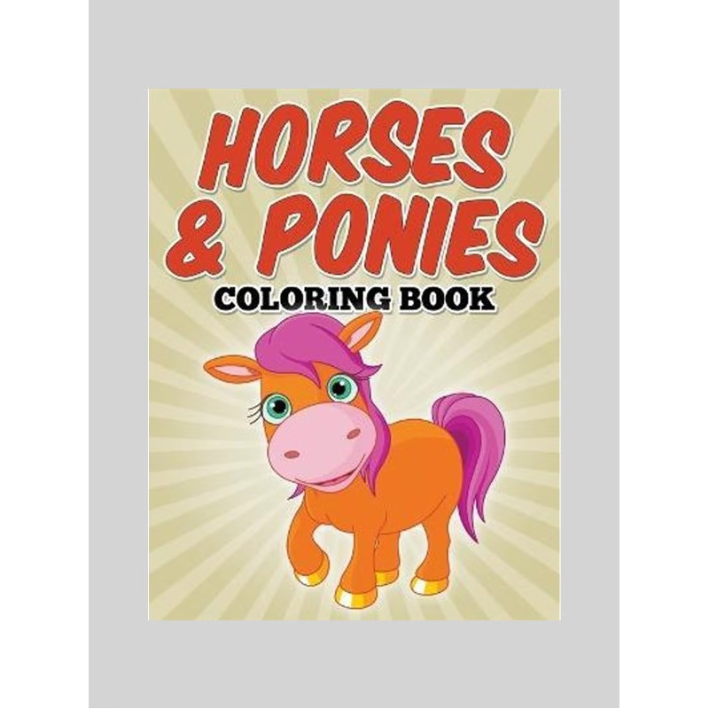 预订Horses & Ponies Coloring Book