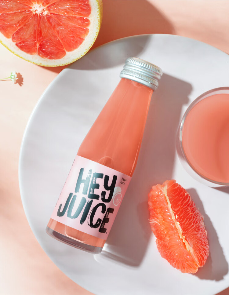 heyjuice清畅饮西柚味功能性饮料果蔬汁0脂嗯嗯轻松轻代餐16瓶7日加强