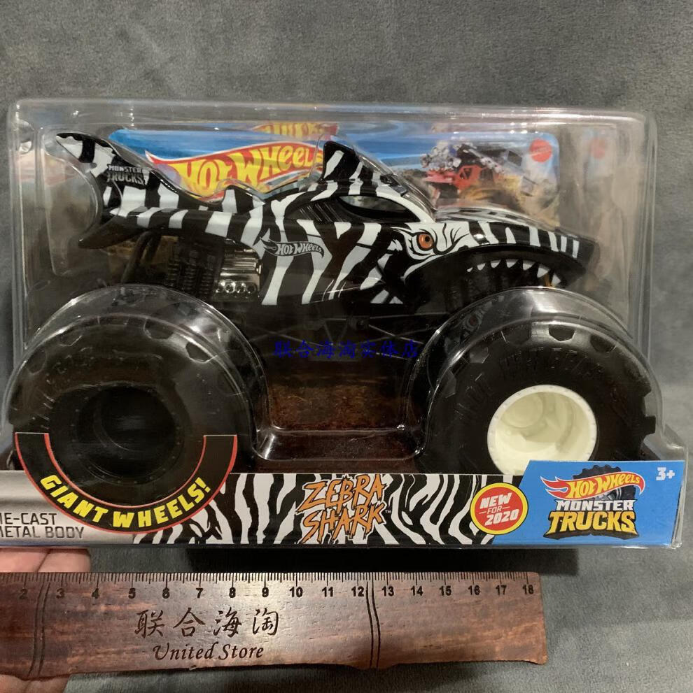 风火轮怪兽卡车monstertrucks怪物大脚车怪兽卡车124合金儿童玩具小
