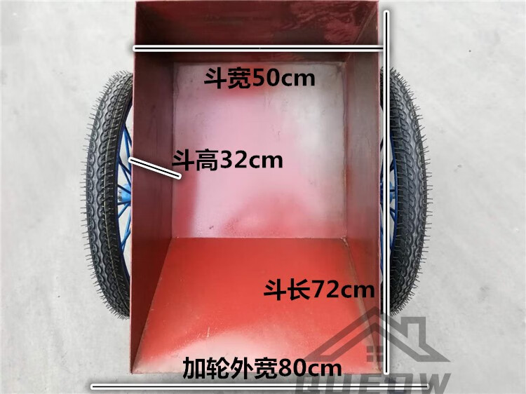 定制工地翻斗车人力车手推车建筑劳动车垃圾车砂浆车农用小拉车翻斗车