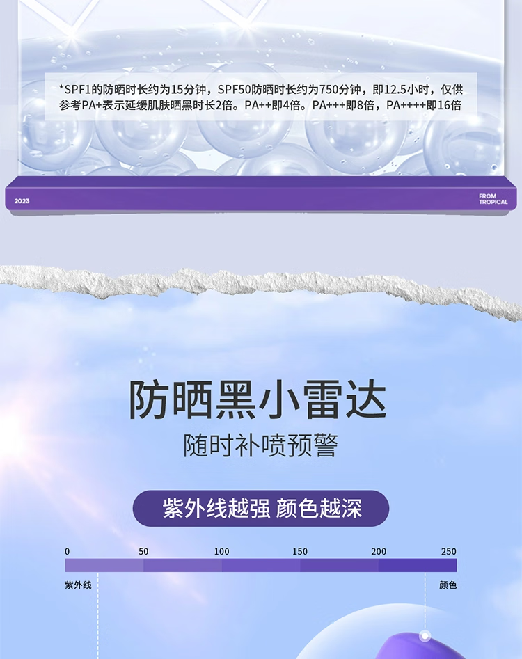 BABI防晒喷雾美白脸部全身体学生专用防晒霜男女士隔离 100ml