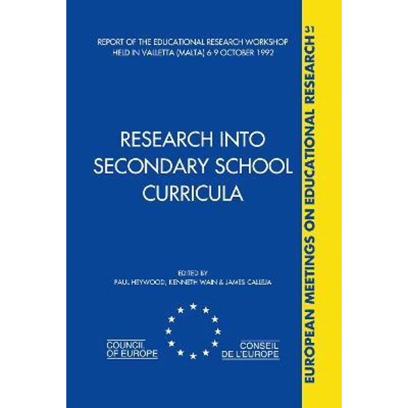 预订Research into Secondary School Curricula:Report of The Educational Research Workshop Held in Malta 6-9 October 1992