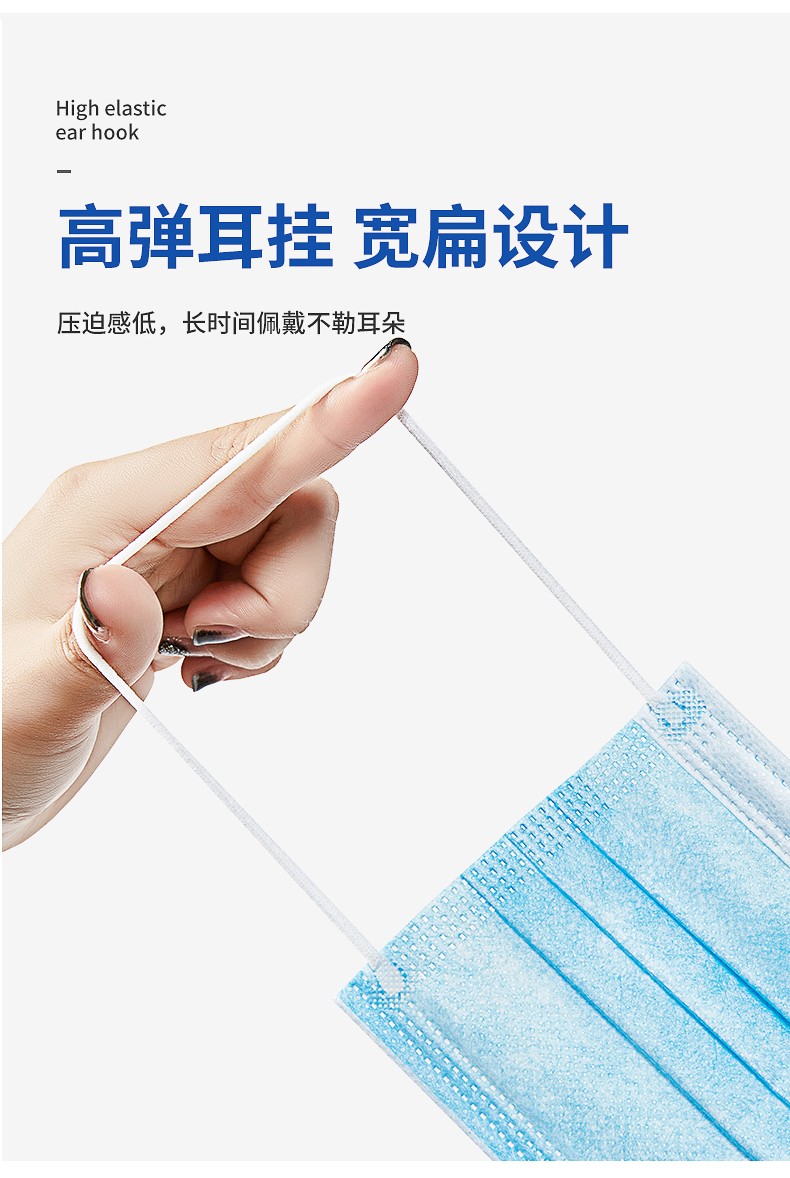 恒助医用外科口罩独立包装一次性三层医用灭菌医疗口罩 【独立灭菌】成人60片（10片*6包）