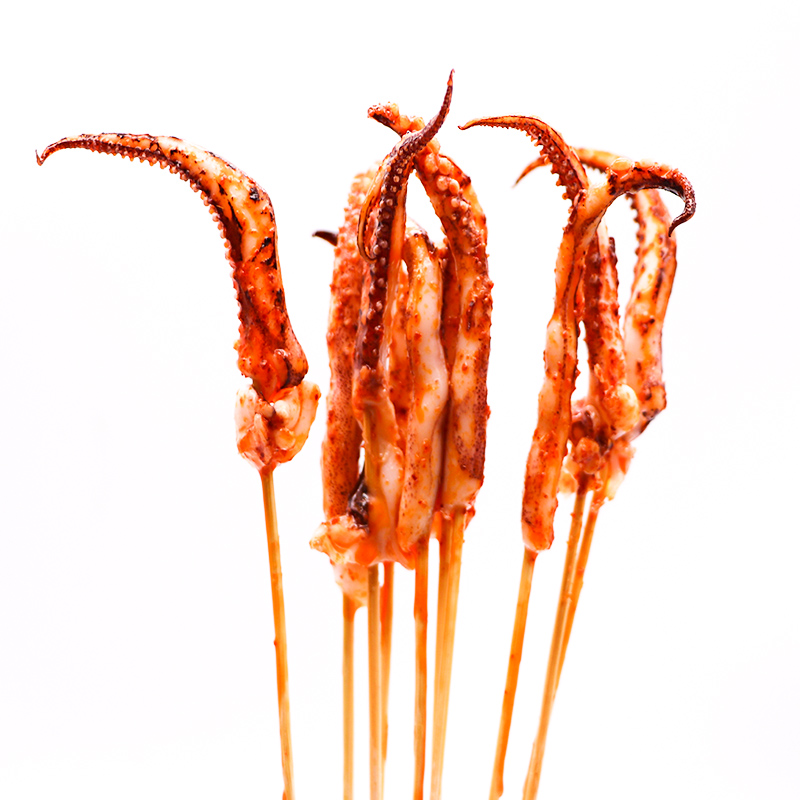 铁板鸭肠小串牛羊肉小串烧烤串油炸铁板串串香食材 玉米小串100串