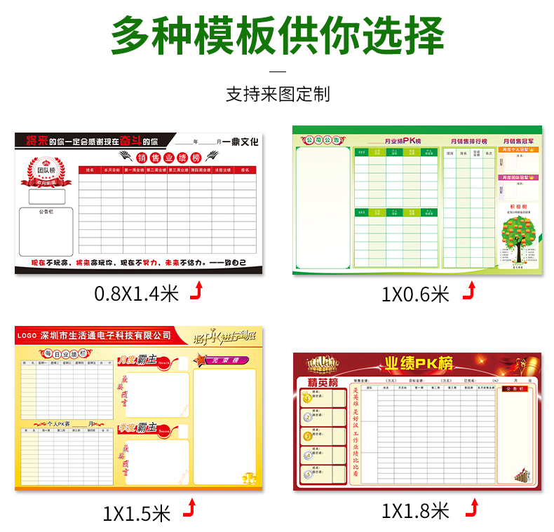 榜定制企业文化墙业绩墙展示板生产看板办公室磁力公告宣传栏白板墙贴