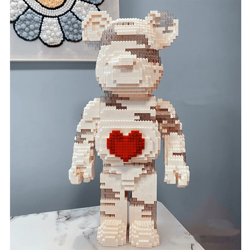 乐高lego砖块积木企业店积木熊暴力熊大型成年高难度摆件模型女生礼物