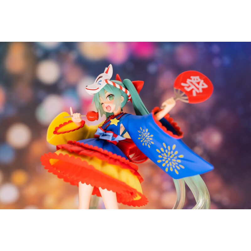 taito初音未来春服春装兔耳夏日祭fufu四季miku景品1绝版扭蛋全新蛋纸