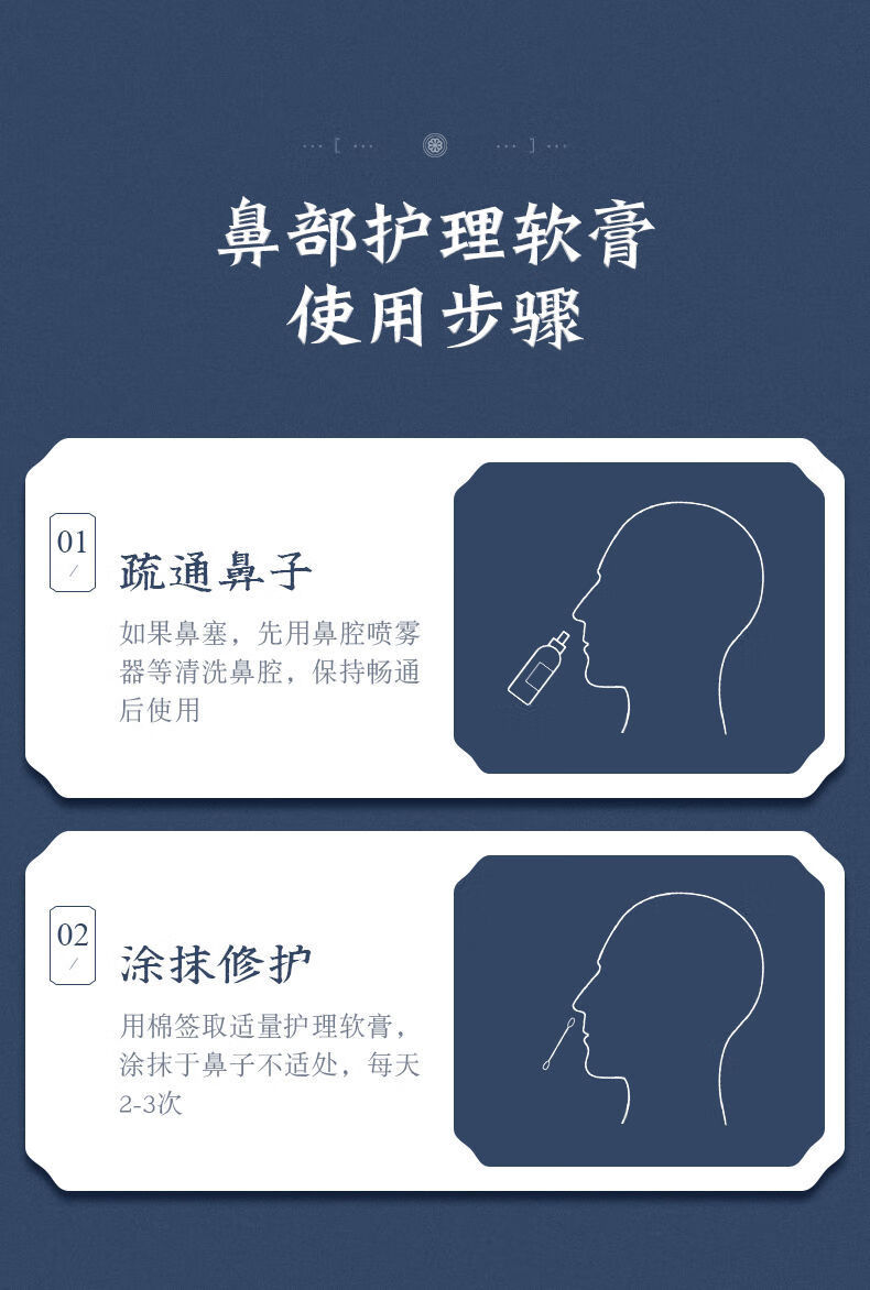 国西林鼻部舒鼻康宁鼻腔冷敷凝胶术后创伤口护理膏家用国西林护理软膏
