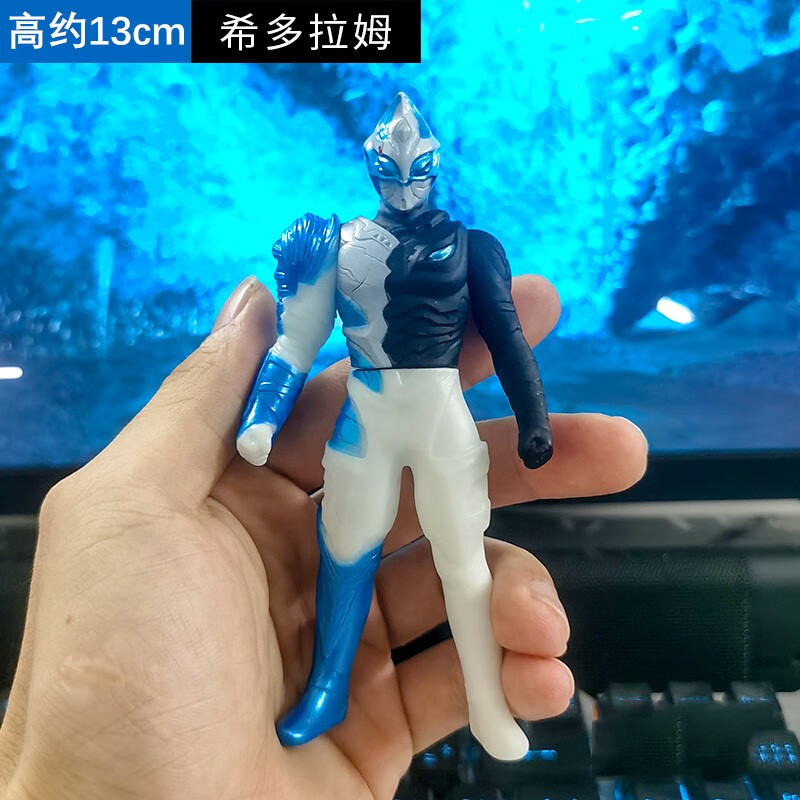 不舍天真特利迦奥特曼玩具软胶怪兽黑暗特里迦人偶希特