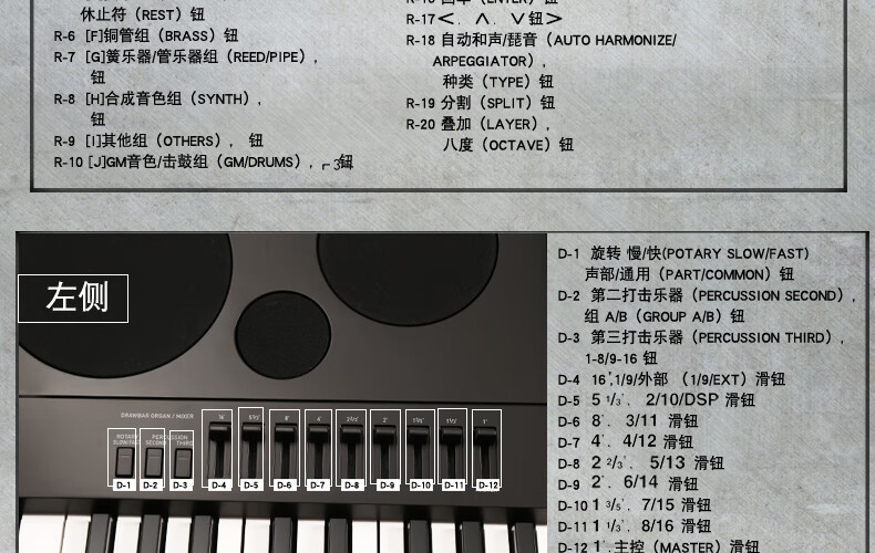卡西欧(casio) 卡西欧电子琴 成人教学娱乐61键 76键