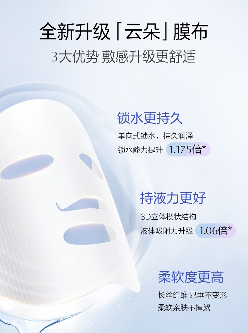 欧诗漫 OSM面膜美白淡斑提亮肤色改善暗沉补水保湿男女官方正旗舰 3盒【15片】