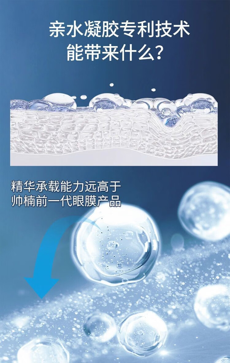 帅楠吕良伟帅楠抗皱抚纹紧致眼袋贴男女眼膜贴黑眼圈眼膜补水保湿冰凉 一盒【体验款】