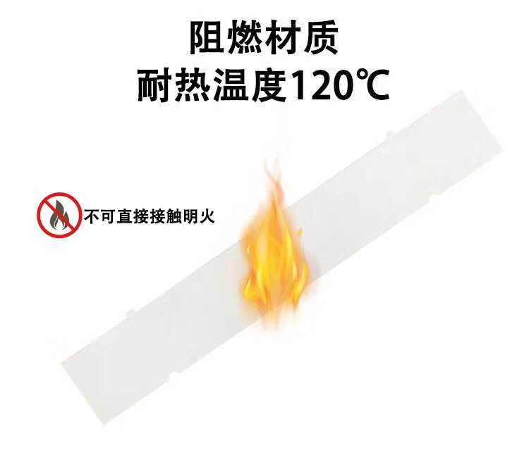 NSYCA    油烟机吸油毛毡垫 油槽油污吸油毡 油盒通用款 油盒吸油棉吸油片   50条装
