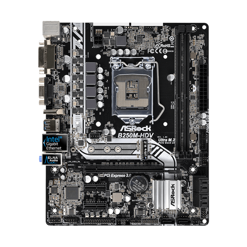 二手95新华擎b250mhdv小板主板cpu套装1151针有m2上81009100i37100