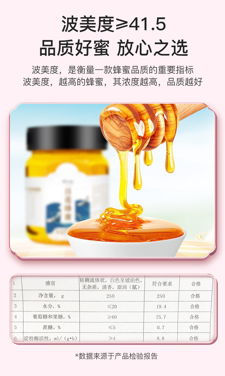 张太和 百花蜂蜜250g/罐 香甜可口小罐装 250g/罐