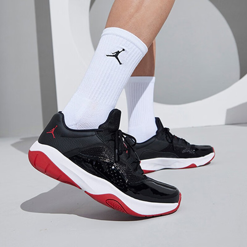 耐克nikeairjordan11cmftlowaj11黑红传奇蓝缓震运动低帮篮球鞋男鞋do