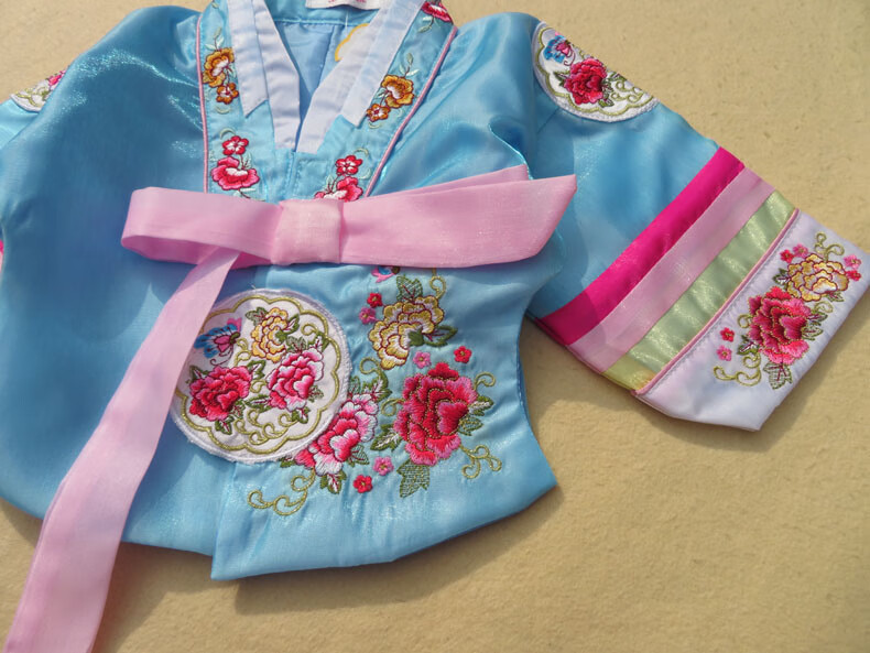 六一大长今秋冬款女童服装传统朝鲜族演出服民族棉服韩服儿童66880