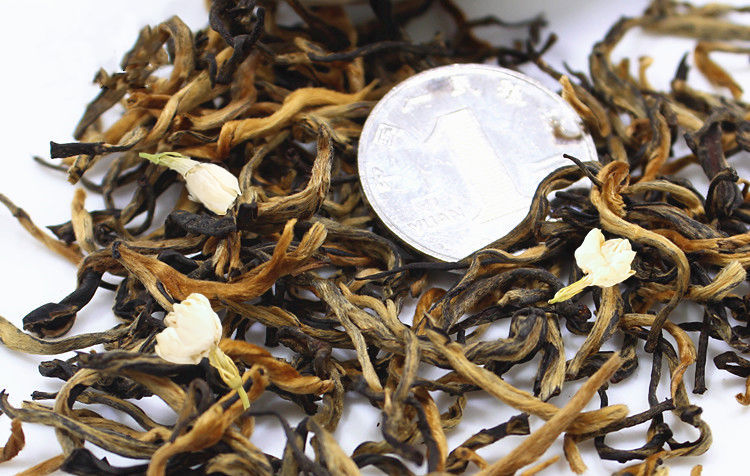 茉莉红茶叶茉莉花茶秋冬暖胃茉莉金骏眉茉莉滇红花草茶250g茉莉滇红