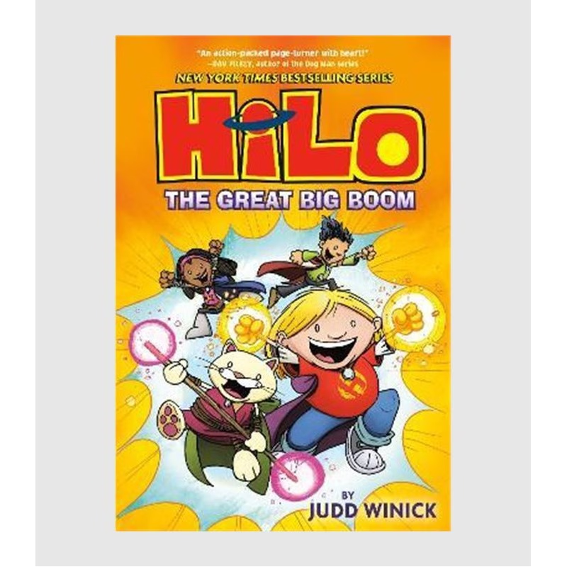 希罗3 英文原版 Hilo Book 3: The Great Big Boom 成长与友谊 桥梁章节小说 英文版 进口英语原版书籍 外文书店