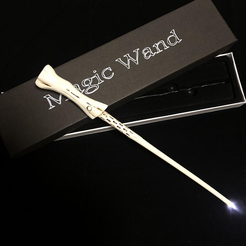 哈利波特魔杖魔法棒摆件施咒权杖harrypotter边法杖发光玩具哈迷生日