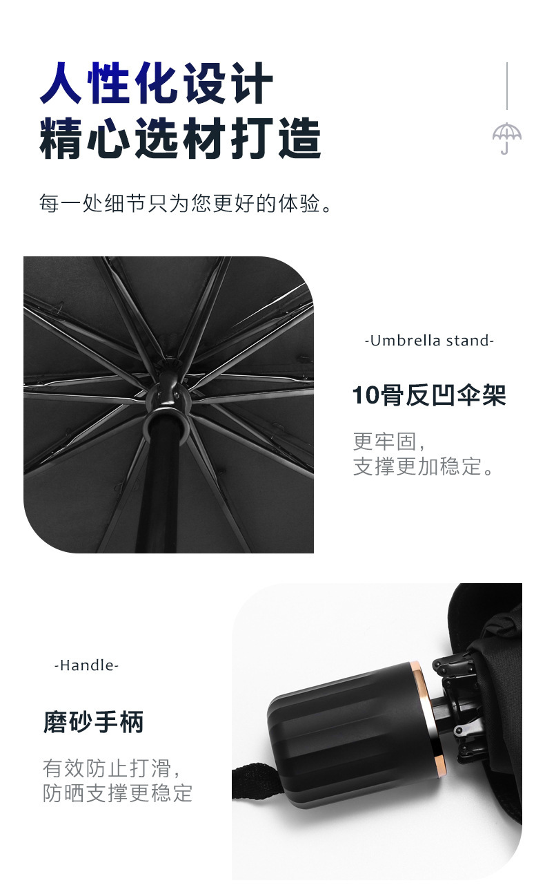 汽车遮阳伞车载前挡风玻璃遮阳帘伞式防晒隔热夏季降温遮阳挡车内遮阳窗帘通用汽车用品 【开口款】小号钛银遮阳伞