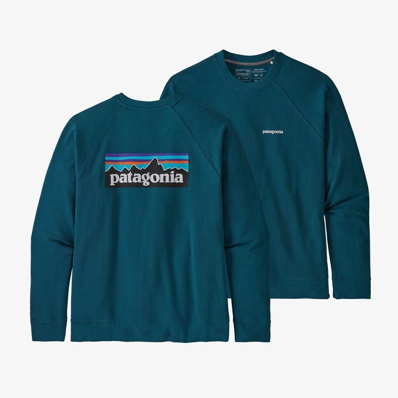 patagonia 巴塔哥尼亚 2021秋冬新品男生有机棉厚t恤卫衣圆领套头衫