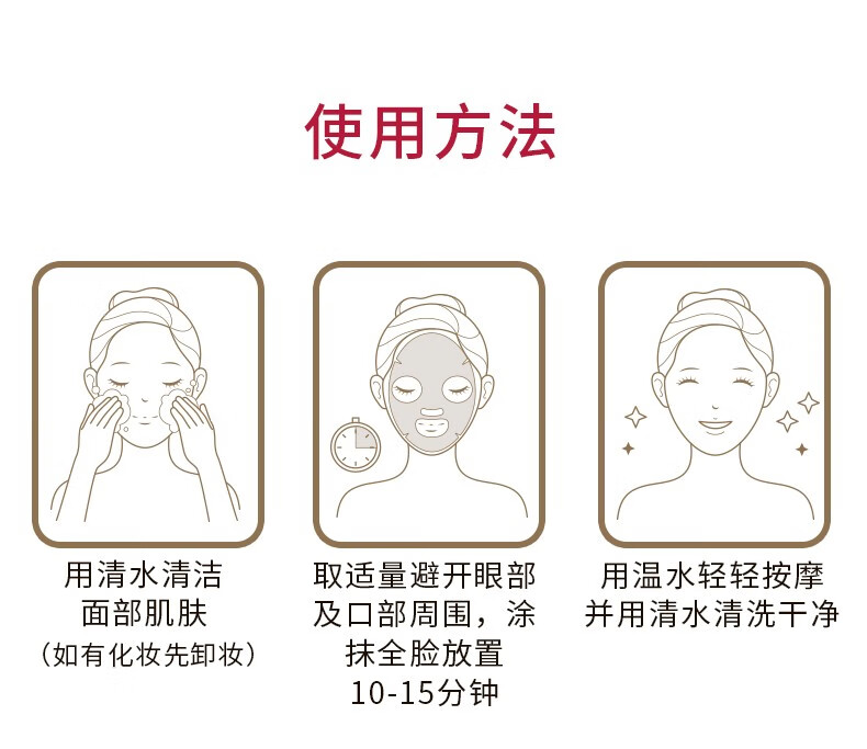 LUERLING 酒粕面膜 日本进口 补水提亮肤色收缩毛孔涂抹酒糟发酵清洁面膜 酒粕膏体170g