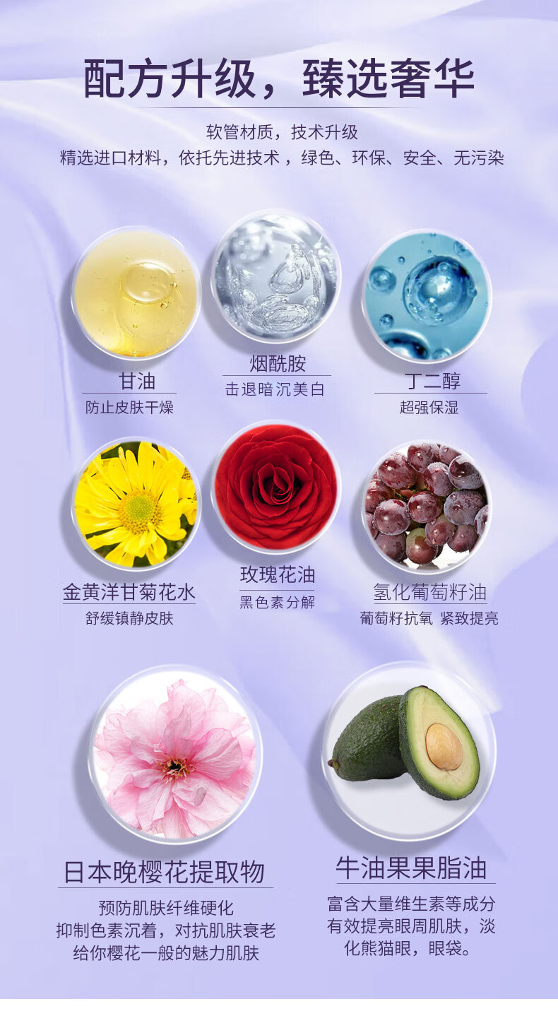 雪肌灵眼霜女淡化细纹提拉紧致黑眼圈眼袋保湿护肤品套装男女士生日礼物 眼霜套装【1按摩头+替换装】