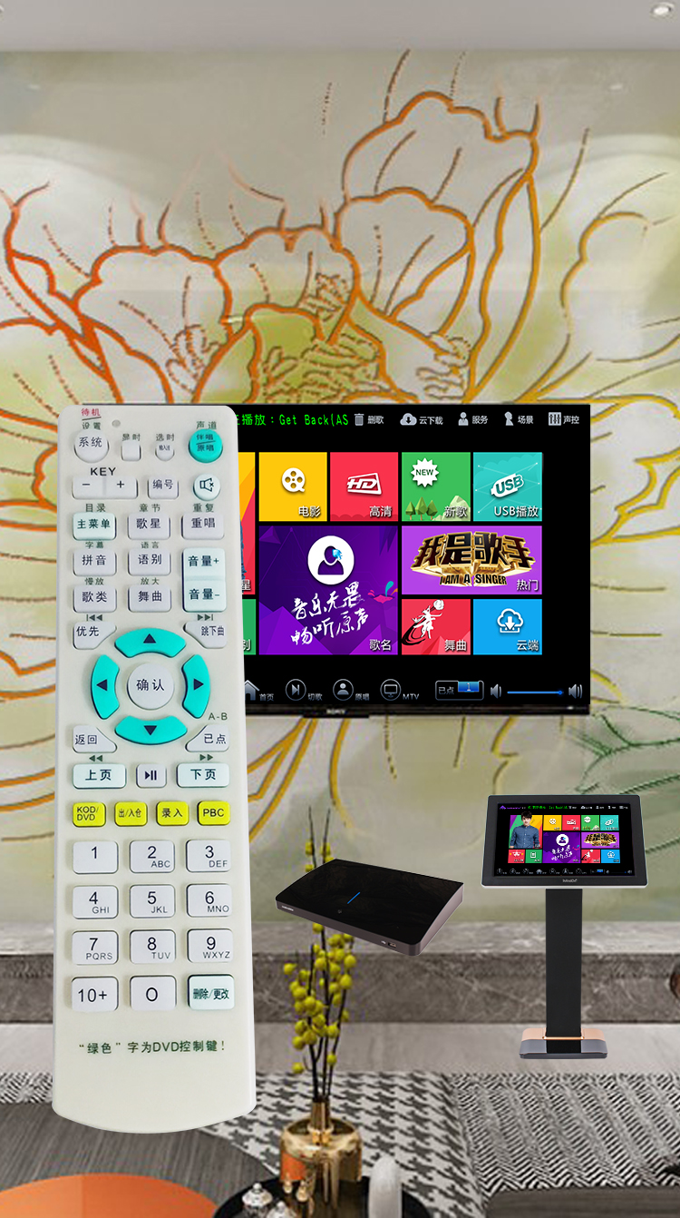 inandon音王点歌机遥控器211c800sh501306v3v5双遥控器306遥控器