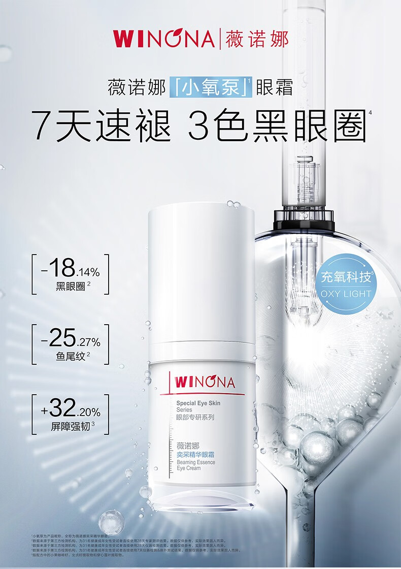 薇诺娜（WINONA）薇诺娜奕采精华眼霜 5g【J】