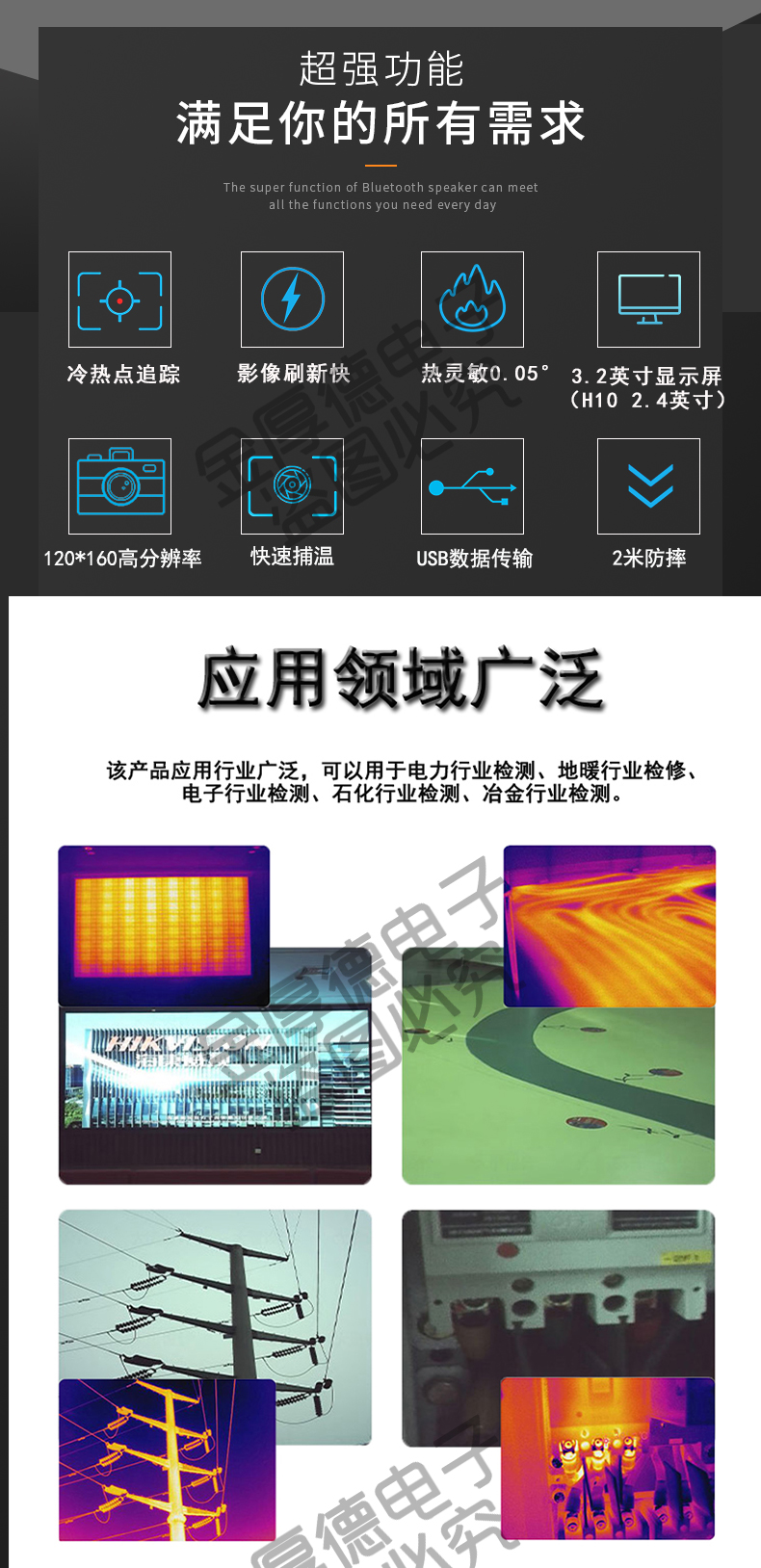 海康微影hikmicro热成像高清热成像仪红外热像仪高精度红外测温成像