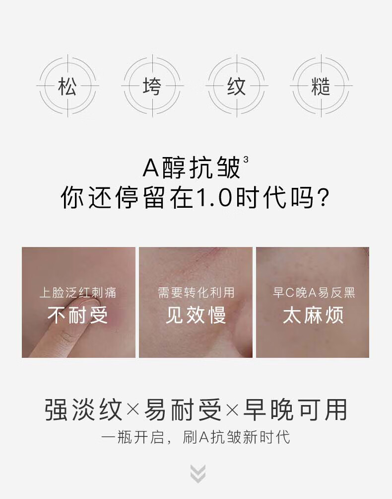 HomeFacialPro肽酯腺苷淡纹面霜5g*2 hfp银胖子超A醇视黄醇精华霜 银胖子面霜5g*2