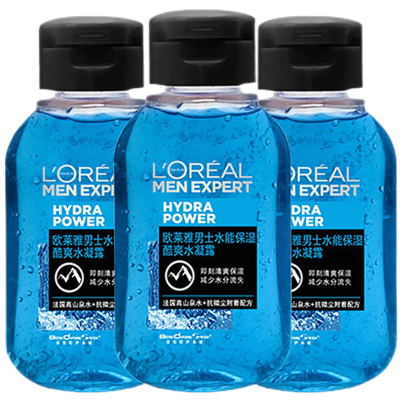 欧莱雅（L'OREAL） 男士爽肤水水能补水保湿滋润水凝露控油清痘须后水精华水护肤品 青春肌源紧致爽肤水180ml