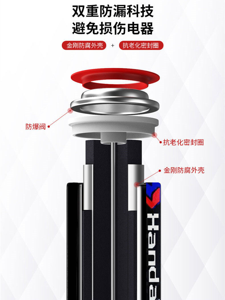 妮梦诗 升级款户外便携汉达7/5号碳性电池遥控闹钟玩具电池持久电量 5号12节+7号16节