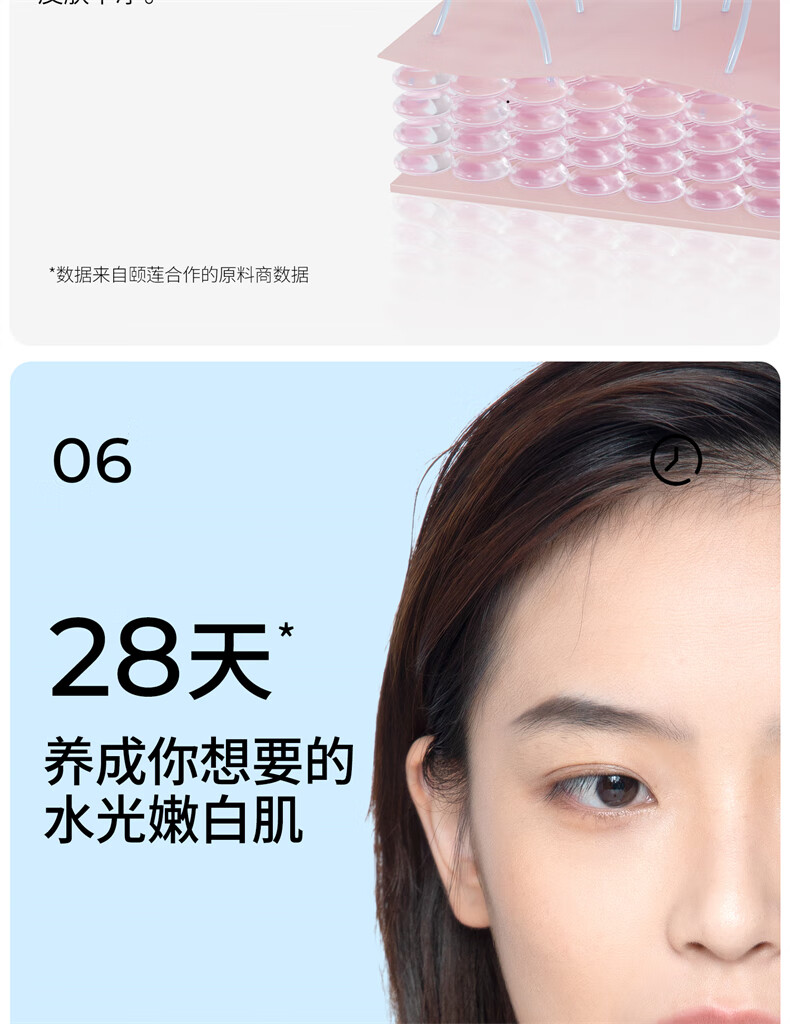颐莲（RELLET）聚谷氨酸水光肌次抛精华液 提亮肤色玻尿酸保湿 30支礼盒装