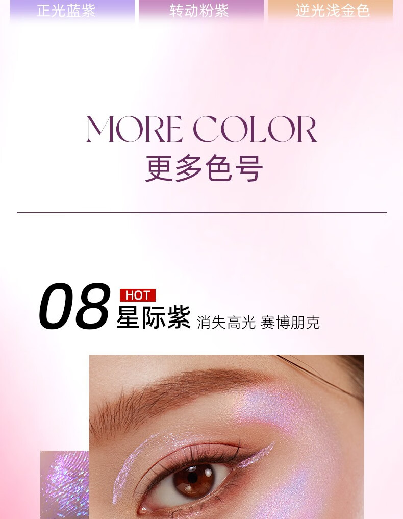 罗小曼（ROMANTIC BEAUTY）变色龙高光修容盘脸部提亮闪粉偏光细闪高光膏修容一体盘立体服帖 【变色龙款】#01幻象镜